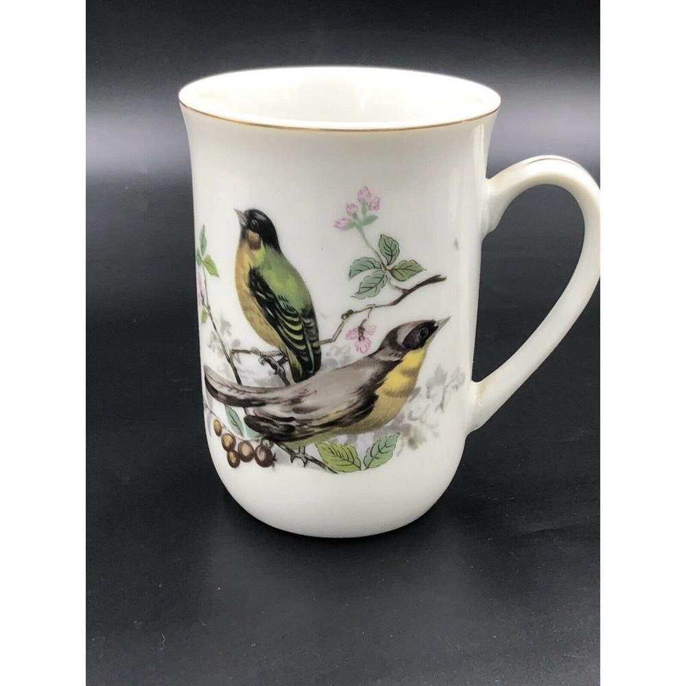 Royal Crown Birds Coffee Mug Cup